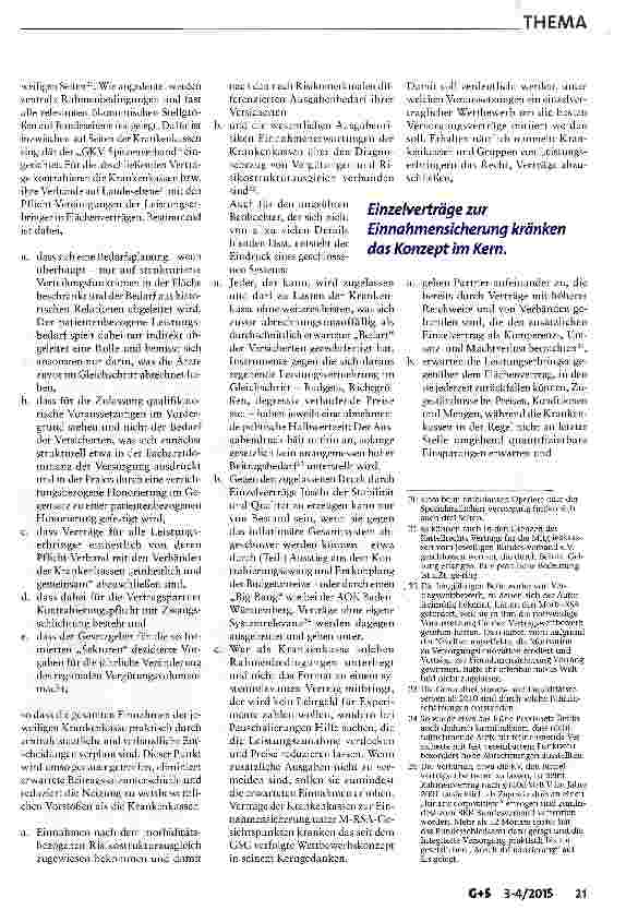 Vorschauseite 6: Wettbewerb in einem korporatistischen System mit Kontrahierungszwang: Ein Fehlversuch?