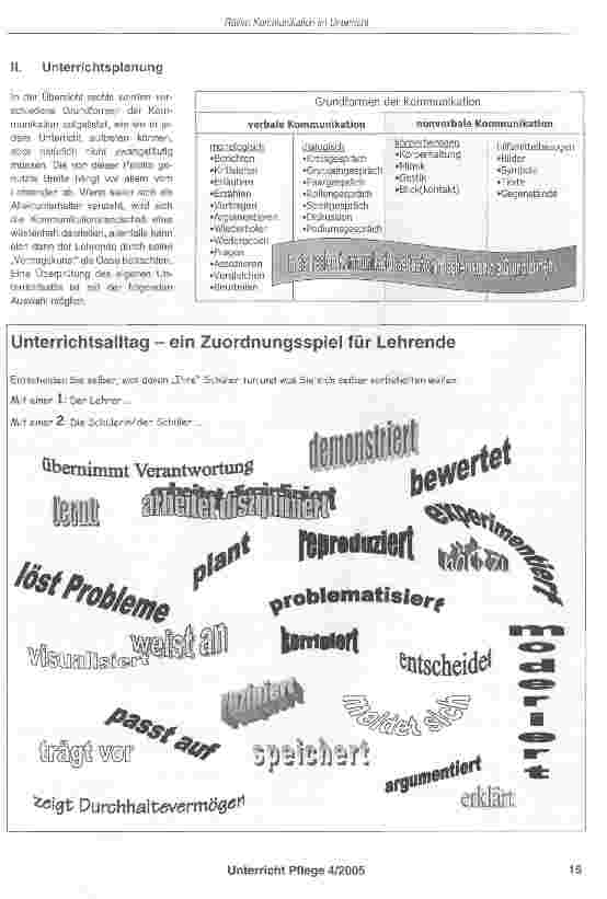 Vorschauseite 5: Kommunikation im Unterricht