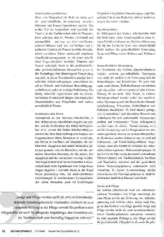 Vorschauseite 2: Herausforderungen einer lokalen Politik für ältere und mit älteren Menschen