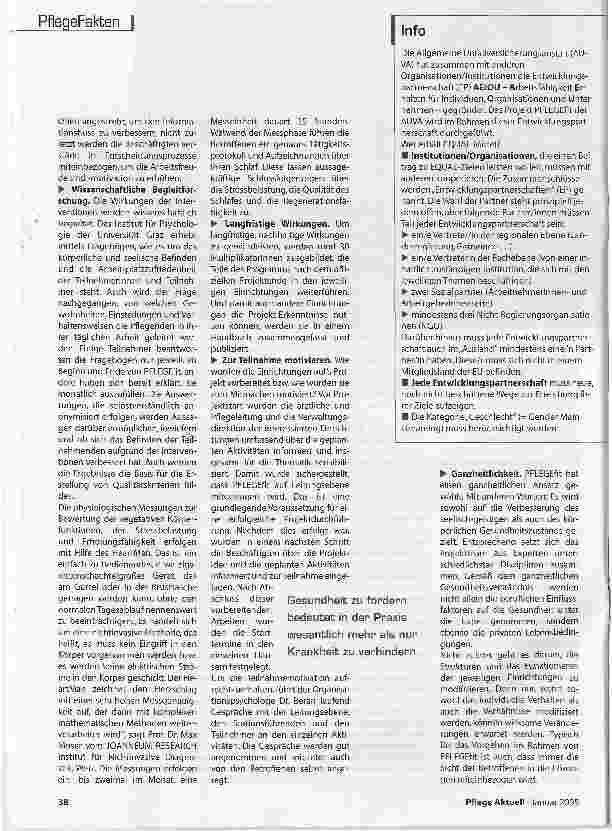 Vorschauseite 3: Prävention anstatt Berufsausstieg