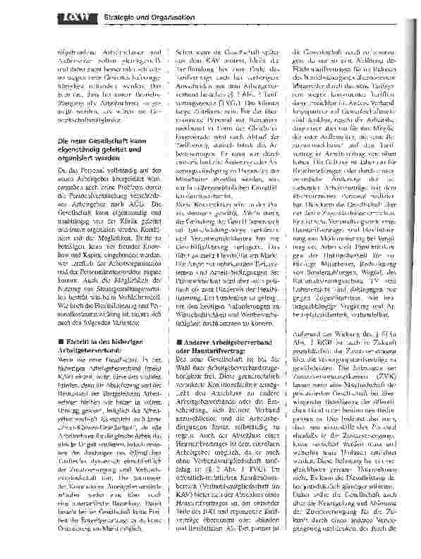 Vorschauseite 3: Mit der Teilprivatisierung zu mehr Flexibilität im PersonalbereichModelle, die Personalkosten verringern und Arbeitsbedingungen flexibler gestalten