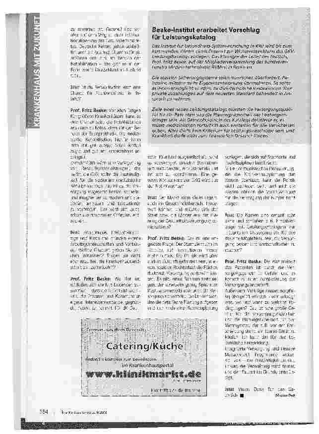 Vorschauseite 3: Krankenhausmarkt im Umbruch