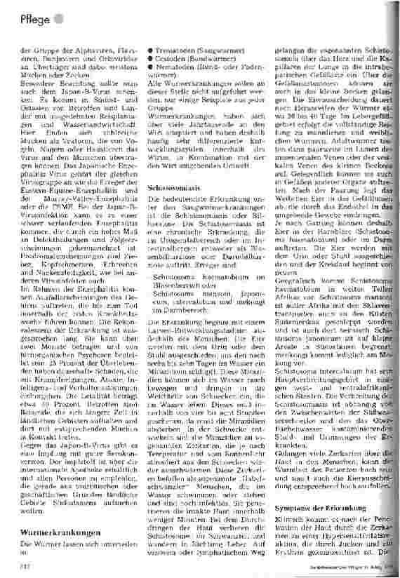 Vorschauseite 3: Viren, Würmer und andere Mitbringsel aus tropischen Gebieten