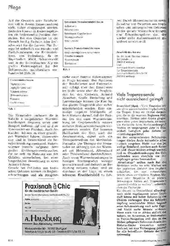 Vorschauseite 5: Viren, Würmer und andere Mitbringsel aus tropischen Gebieten