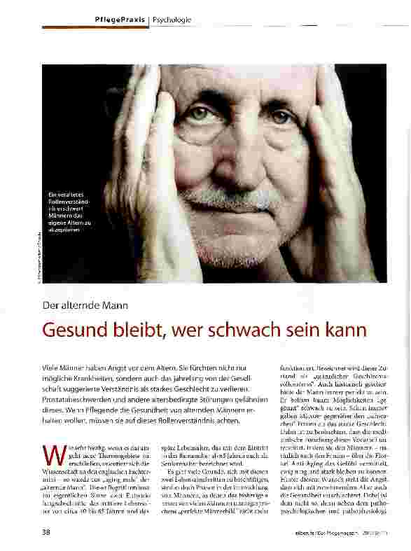 Vorschauseite 1: Der alternde Mann Gesund bleibt, wer schwach sein kann