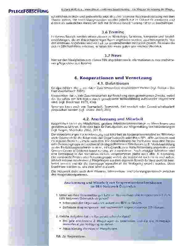 Vorschauseite 5: www.ebn.at -Evidence-based Nursing