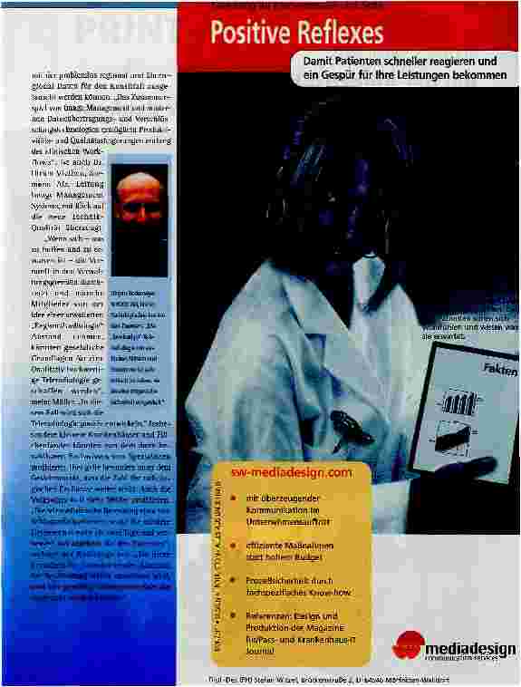 Vorschauseite 4: Teleradiologiebeinahe eine klassische Win-Win-Situation