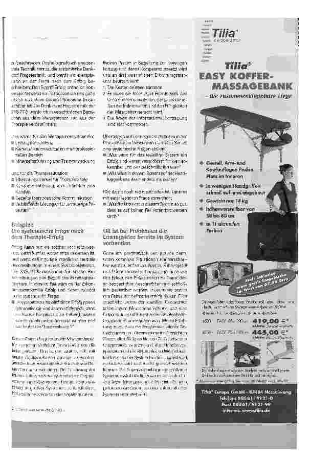 Vorschauseite 4: Systemische Physiotherapie - SYS Konzept Sabine Mehne-Therapieund Managementstrategien für die Physiotherapie -