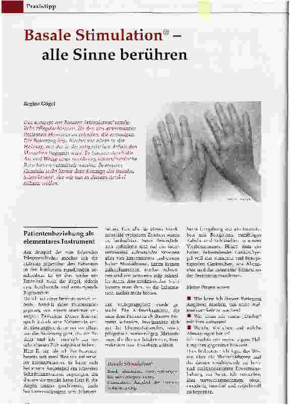 Vorschauseite 1: Basale Stimulation® -alle Sinne berühren