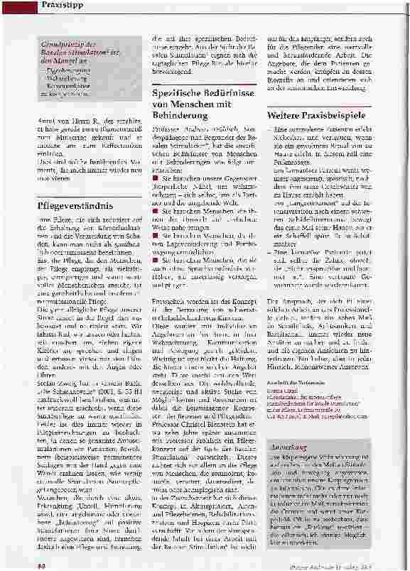 Vorschauseite 3: Basale Stimulation® -alle Sinne berühren