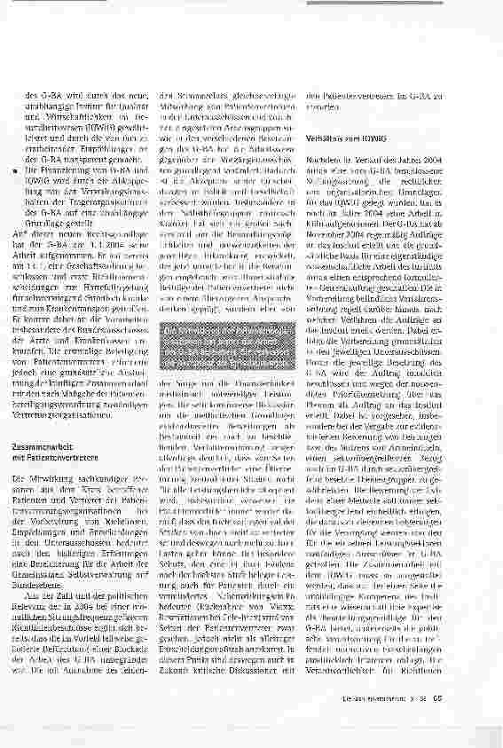 Vorschauseite 2: Der G-BA - Bilanz der bisherigen Arbeit
