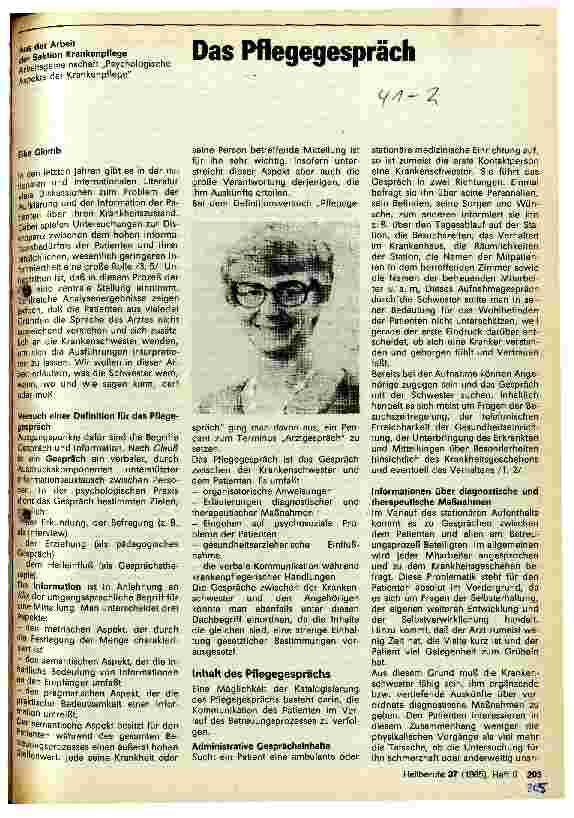 Vorschauseite 1: Das Pflegegespräch