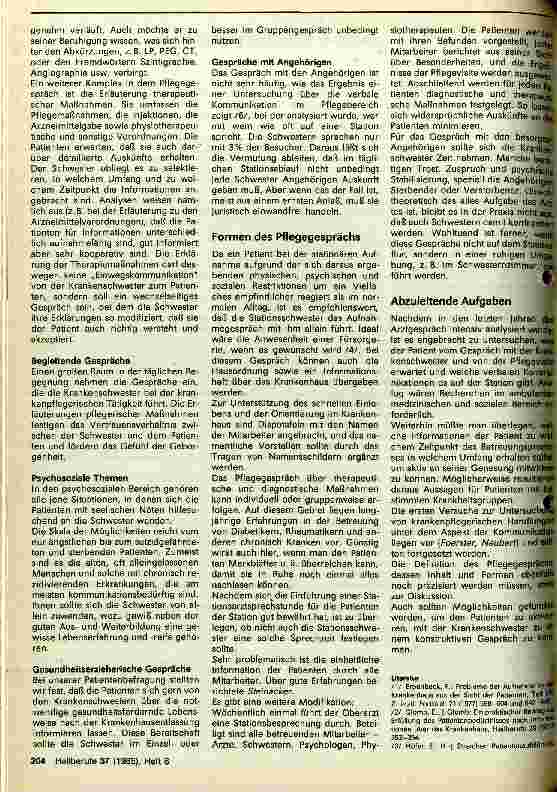 Vorschauseite 2: Das Pflegegespräch