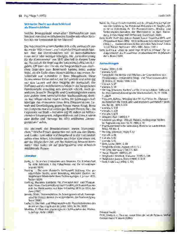 Vorschauseite 4: Der schrecklichste aller Schrecken ist die Wissenschaftlichkeit der Weiber Von der Ehrenamtlichkeit der Frau