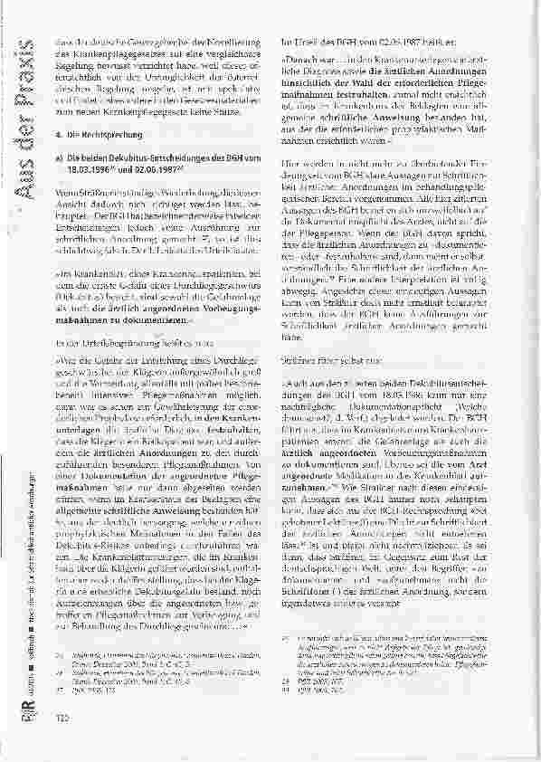 Vorschauseite 6: Noch einmal: Zur Anordnungsund Dokumentationsverantwortung des Arztes