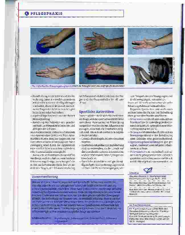 Vorschauseite 3: Ergotherapie bei rheumatischen Erkrankungen:Den Alltag bewältigen