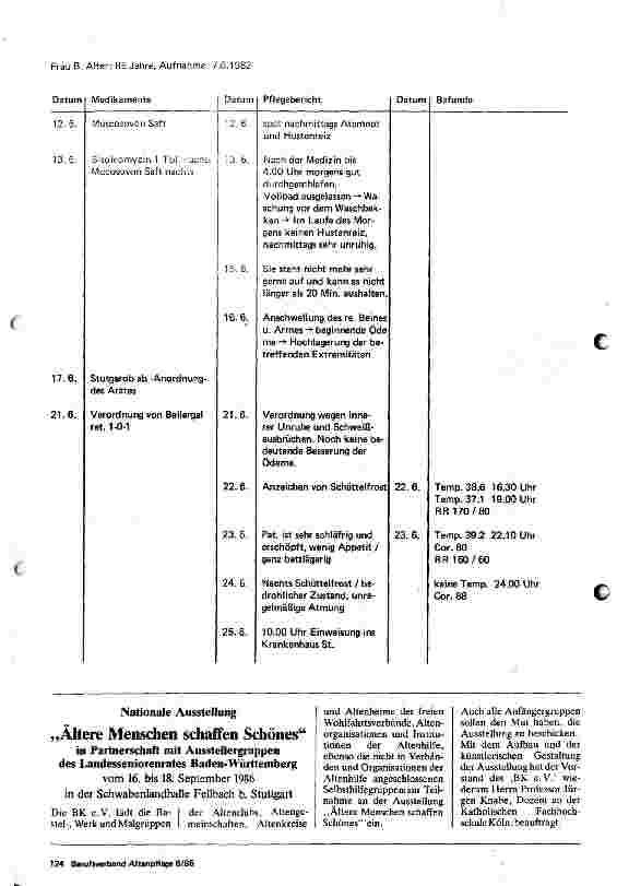 Vorschauseite 3: Pflegebericht