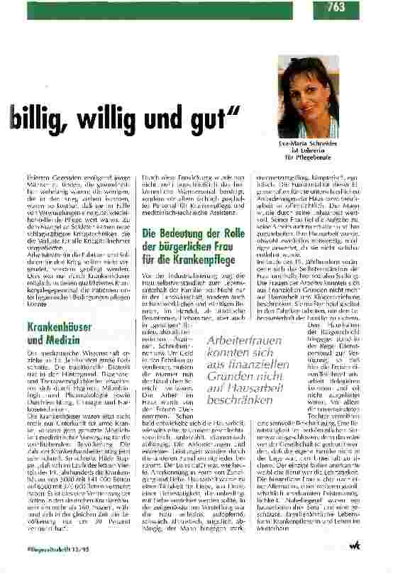Vorschauseite 2: Krankenschwestern sind billig, willig und gut Die historische Entstehung eines Rollenbildes