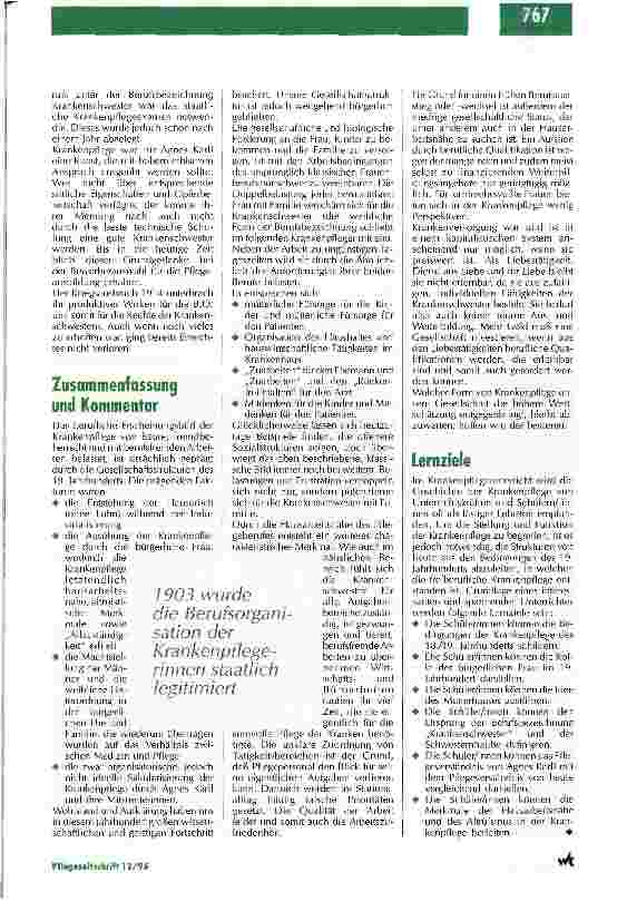 Vorschauseite 6: Krankenschwestern sind billig, willig und gut Die historische Entstehung eines Rollenbildes