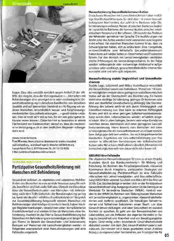 Vorschauseite 2: Ein differenzierter Blick auf die Hetero-genität des Konstrukts Behinderung