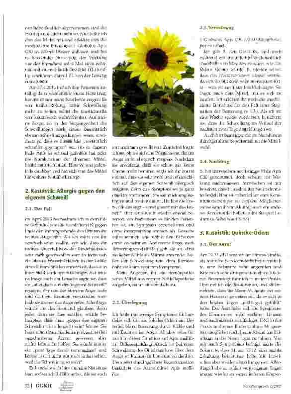 Vorschauseite 3: Summ summ summ...Apis mellifica