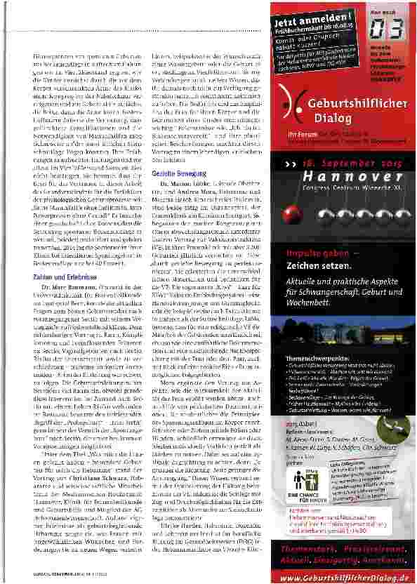 Vorschauseite 2: Forum Geburtshilfe Besondere Geburten