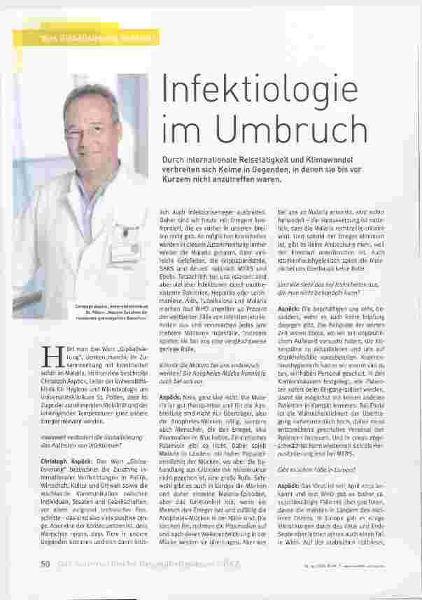 Vorschauseite 1: Infektiologie im Umbruch