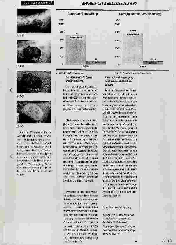 Vorschauseite 2: Wieviel kostet ein Ulcus cruris, bitte?