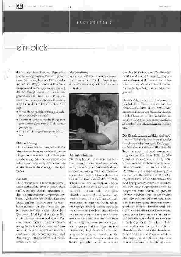 Vorschauseite 2: demenz ein-blick