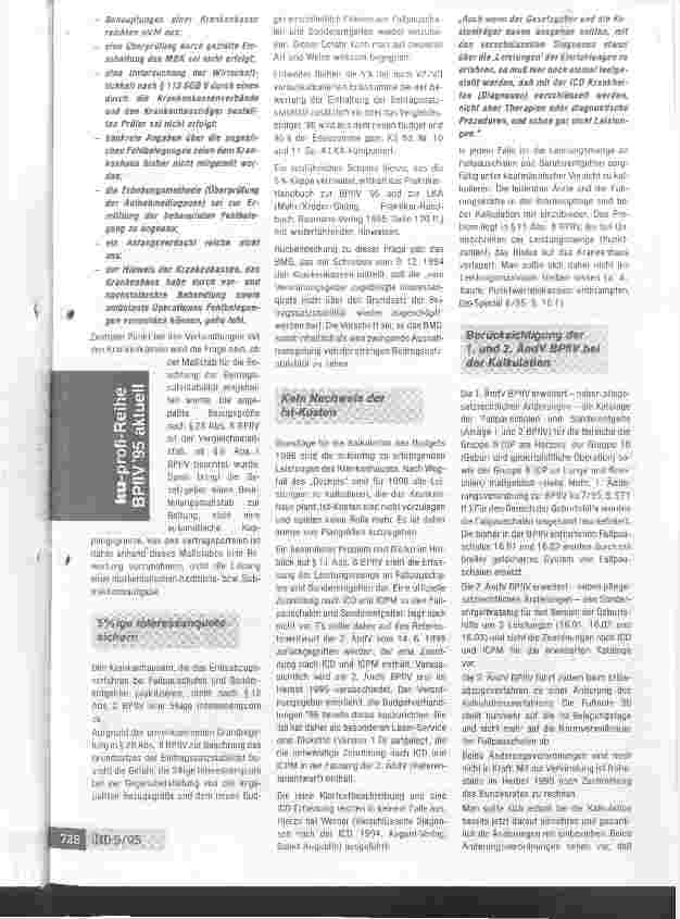 Vorschauseite 2: Der richtige Einstieg - Strategie für die Budgetverhandlungen 1996 Ziel: Noch in diesem Jahr Klarheit über Pflegesätze 1996