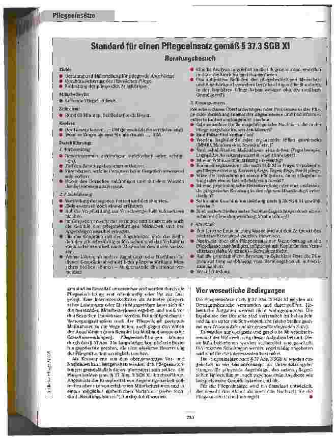 Vorschauseite 3: Beraten oder kontrollieren? Pflegeeinsätze nach  37 Abs. 3 SGB XI