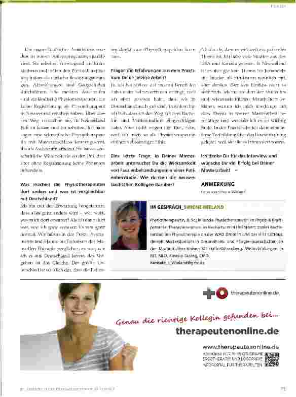 Vorschauseite 2: Physiotherapiepraktikum in Neuseeland