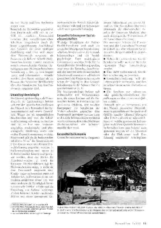 Vorschauseite 2: Public-Health-Forschung wozu?