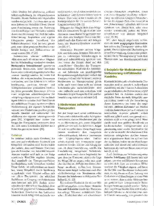 Vorschauseite 3: Mitfühlende Praxis Burn-out-Risiko oder soziale Kraft? Teil 2