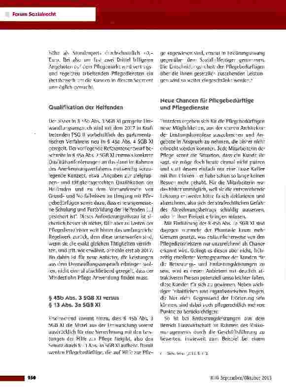 Vorschauseite 3: Zusätzliche Betreuungsund Entlastungsleistungen -Chance und Risiko