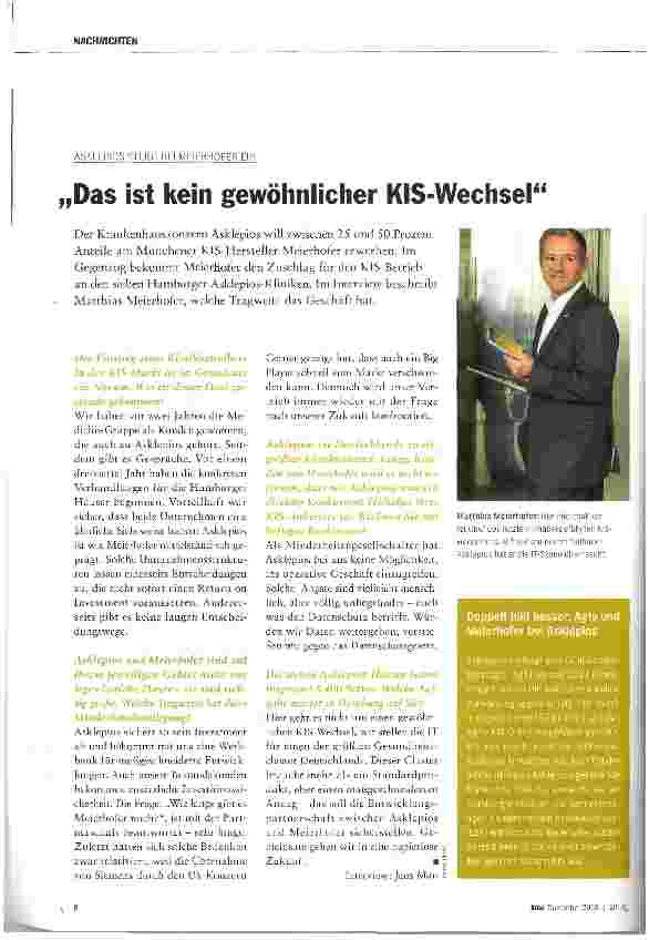 Vorschauseite 1: Das ist kein gewöhnlicher KlS-Wechsel