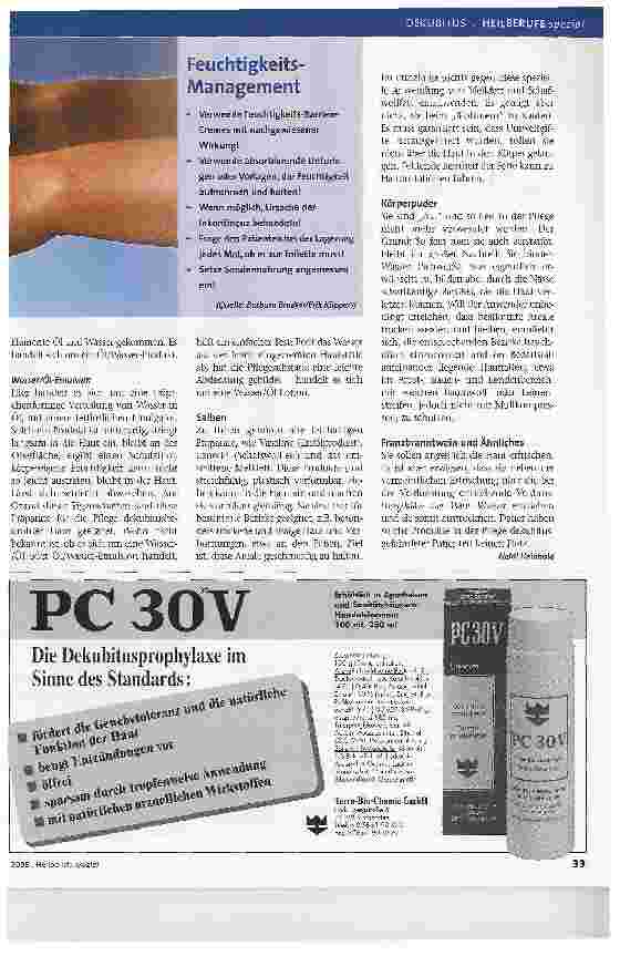 Vorschauseite 2: Gefährdete Haut soll intakt bleiben