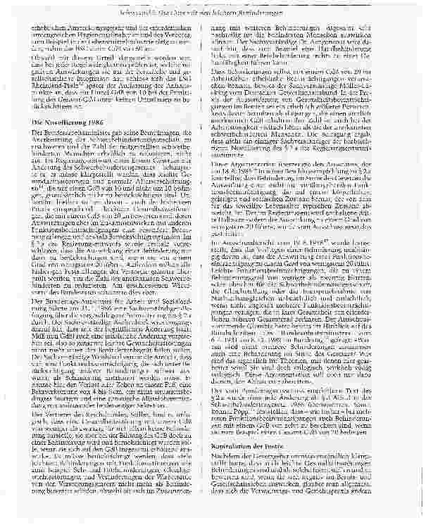 Vorschauseite 2: Die Crux mit den leichten Behinderungen