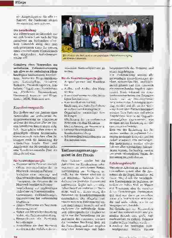 Vorschauseite 2: Entlassung muss in einer Hand liegen