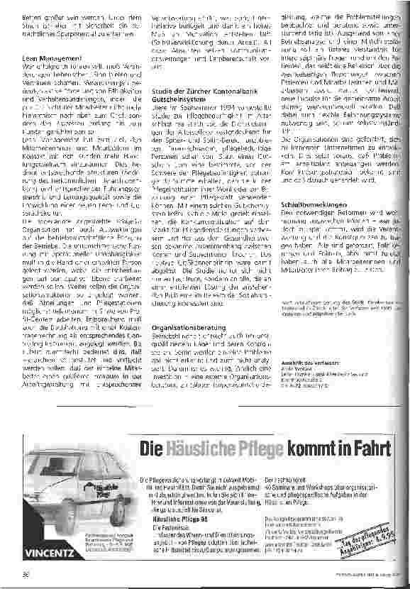Vorschauseite 4: Management, das Kosten senkt und die Lebensqualität erhöht