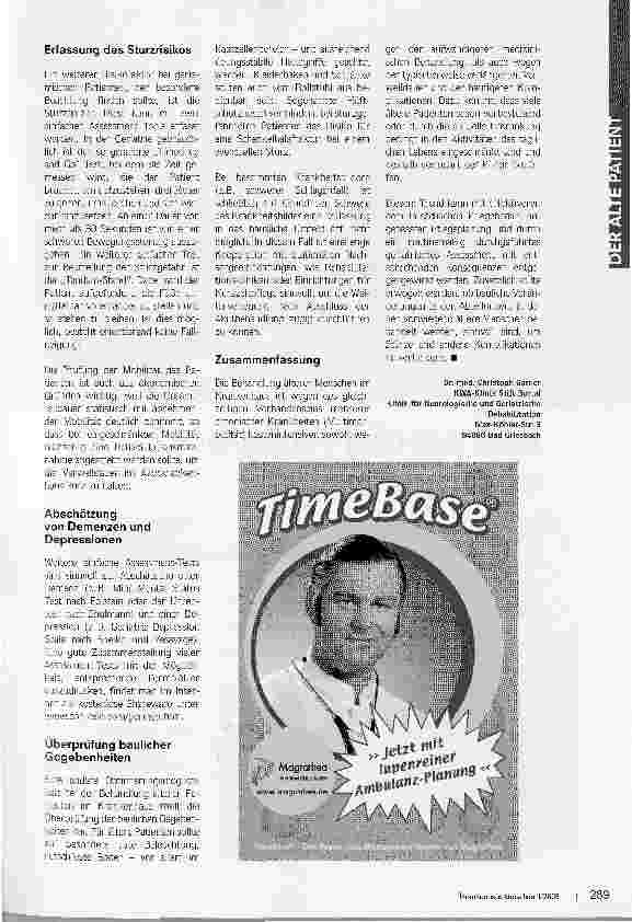 Vorschauseite 4: Alter Patient-teurer Patient?