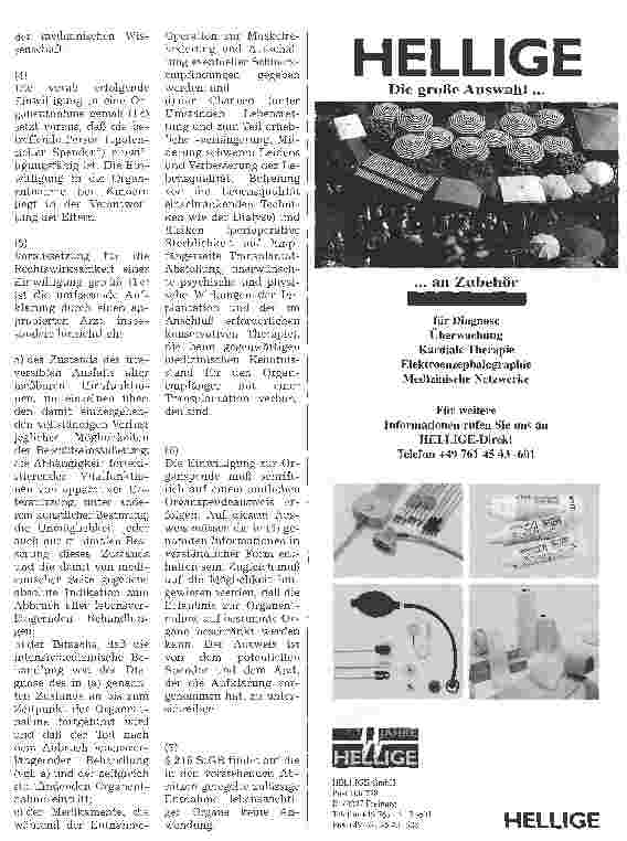 Vorschauseite 2: Eckpunkte eines Alternativ-Entwurfs zum Transplantationsgesetz