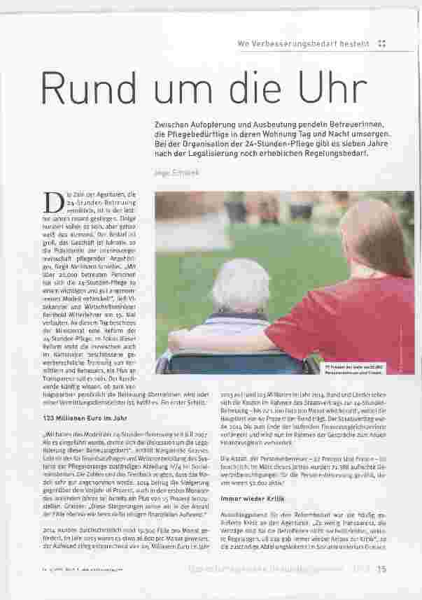 Vorschauseite 1: Rund um die Uhr