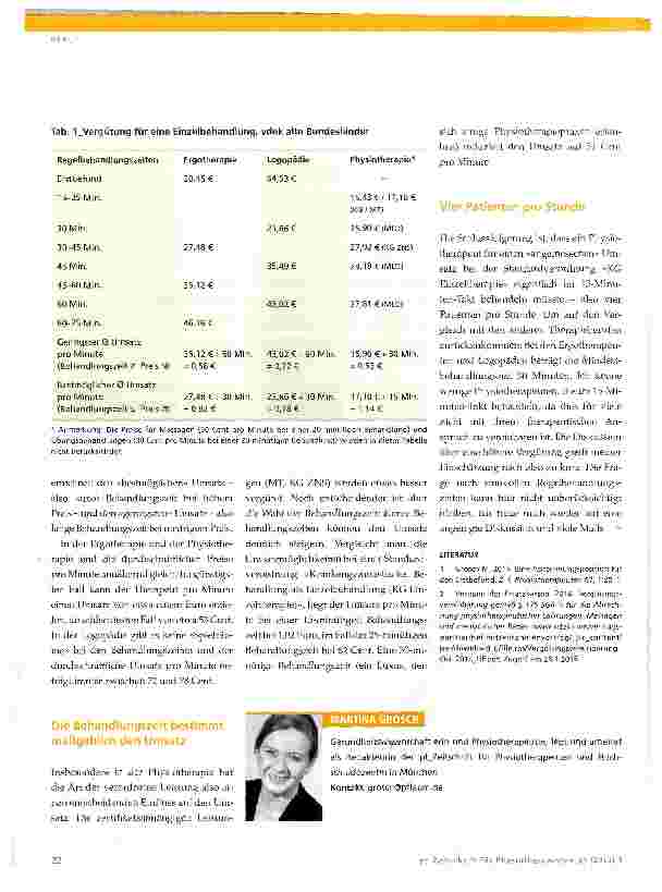 Vorschauseite 2: Der Vergütungscheck: Therapieberufe im Vergleich