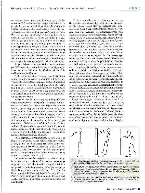 Vorschauseite 5: Hochgradige zentralmotorische Paresen -task-orientiert oder impairment-orientiert therapieren?