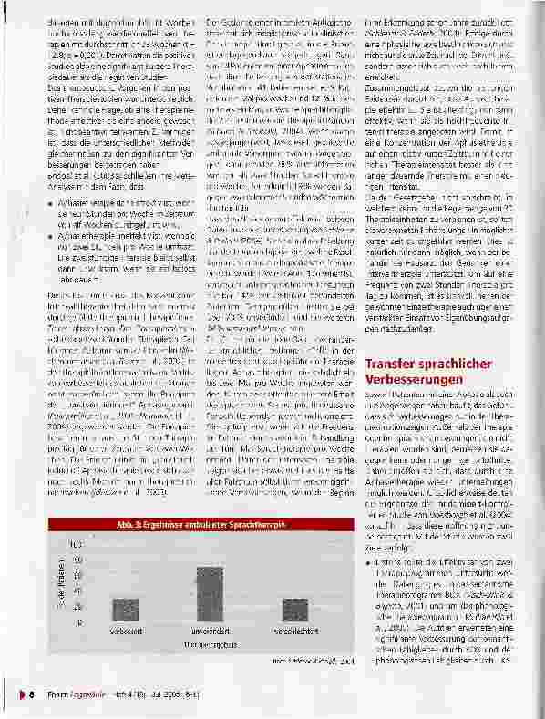 Vorschauseite 3: Evidenzbasierte Aphasietherapie