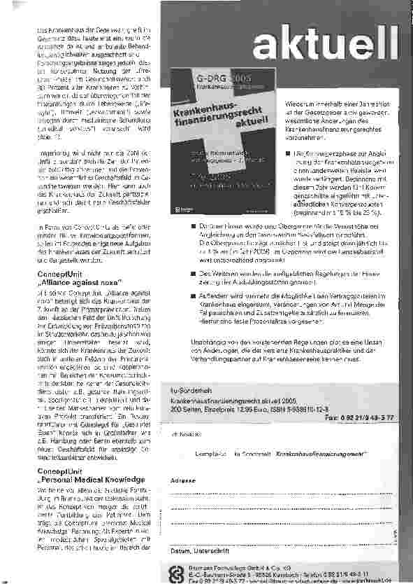 Vorschauseite 2: ConceptHospital 5.5- Wo ist der Patient geblieben?