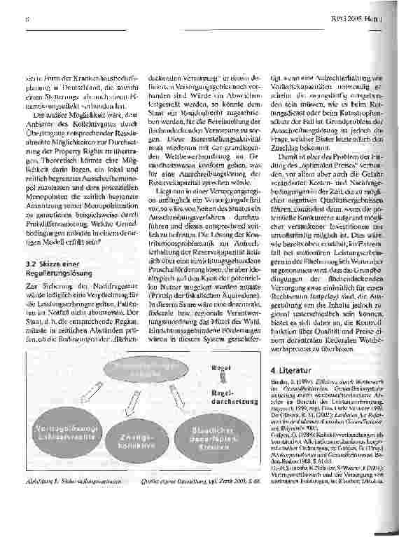 Vorschauseite 6: Zur Zukunft der flächendeckenden Versorgung in Deutschland: eine theoretische Betrachtung