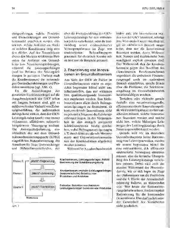 Vorschauseite 3: Innovationen aus Sicht der Krankenkassen oderFinanzierbarkeit des Wachstums