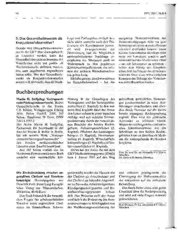 Vorschauseite 5: Innovationen aus Sicht der Krankenkassen oderFinanzierbarkeit des Wachstums